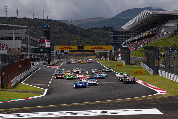 FIA WEC 6 Hours of Fuji 2024 Foto 2 Startveld naar eerste bocht foto Toyota Gazoo Racing Global