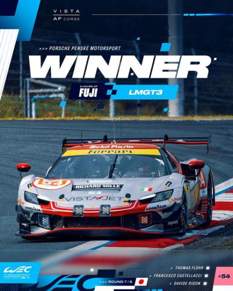 6 Hours of Fuji Ferrari winnaar LMGT3