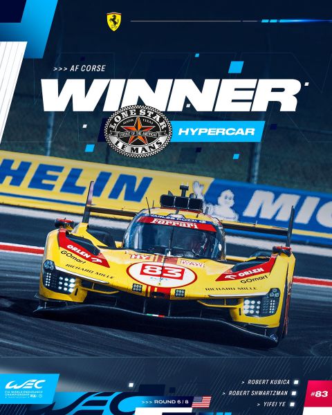 6e ronde FIA World Endurance Championship 2024 Lone Star Le Mans COTA Texas USA Ferrari winnaar Foto 6