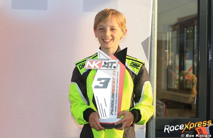 Oliver Bleekemolen podium NK karting