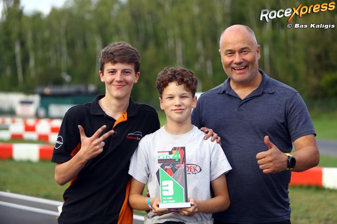 Conner Westerhof vecht zich naar knappe podiumplaats in GK4 Kart Series