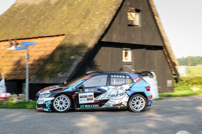 Bernhard ten Brinke in actie tijdens de Shakedown