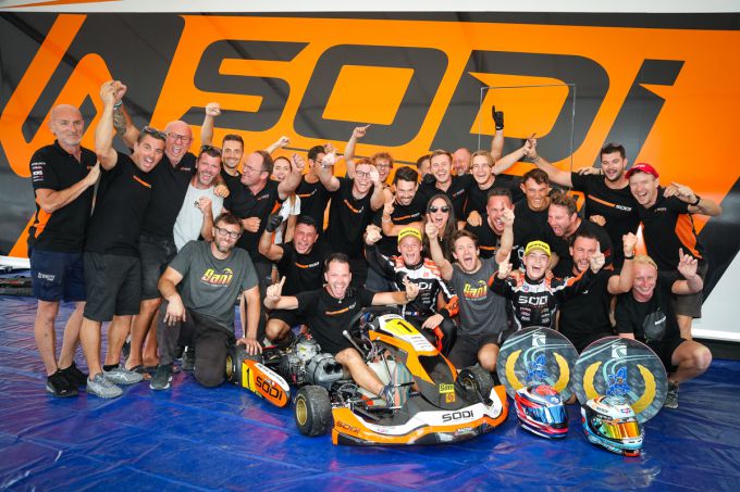 5 Podiums voor Sodikart in Val Vibrata, waaronder de titel van Europees kampioen KZ2