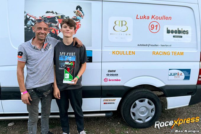 Luka Koullen geeft niet op en vecht zich naar podium in GK4 Kart Series