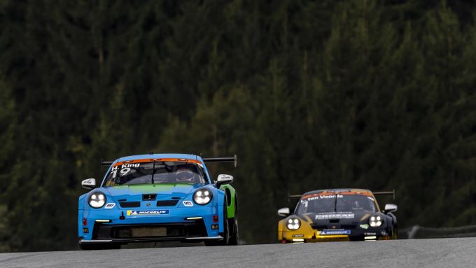 Porsche Sixt Carrera Cup Deutschland Red Bull Ring zaterdag Foto 10 Larry King voor Larry ten Voorde