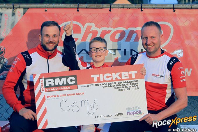 Cees Muys wint ticket voor de Rotax Max Grand Finals in Sarno