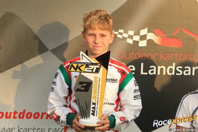 Luca van Leer podium op NK