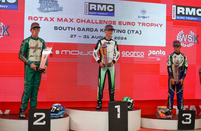 Ties van Wijk P2 op podium Rotax Racing