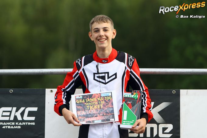 Rafael Bourlard domineert in GK4 Kart Series en verovert WK-ticket