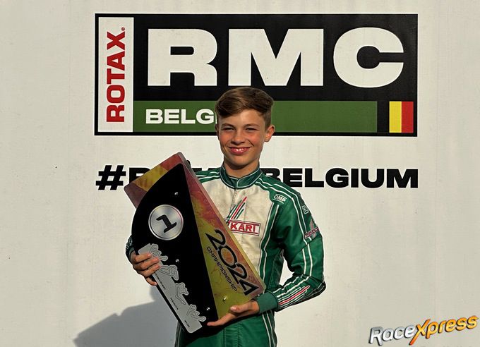 Vince Vanderhallen Belgisch kampioen en WK ticket Rotax Max Challenge Grand Finals