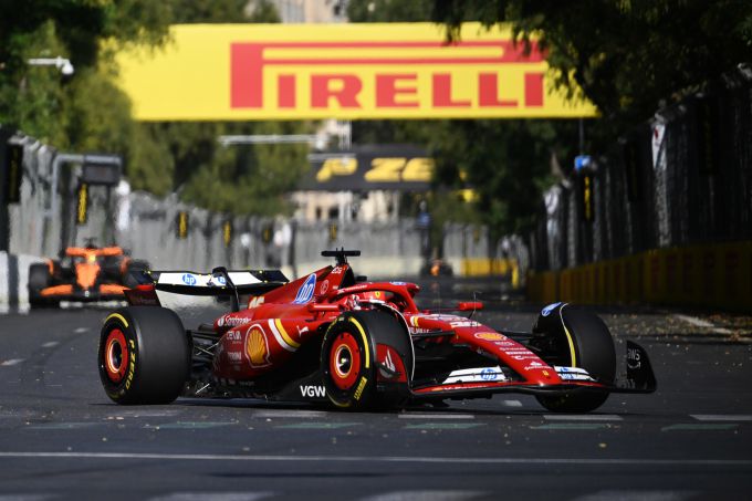 Charles Leclerc Baku Ferrari