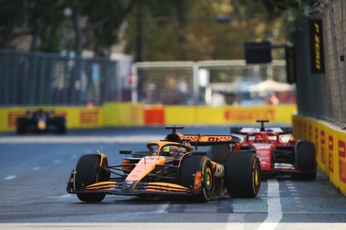 Oscar Piastri Charles Leclerc Baku