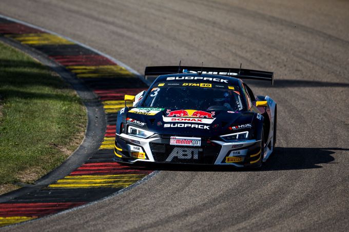 DTM Sachsenring Foto 1 Nr3 Kelvin_van_der_Linde_ZAF_Audi_R8_LMS_GT3_Evo2_Abt_Sportsline