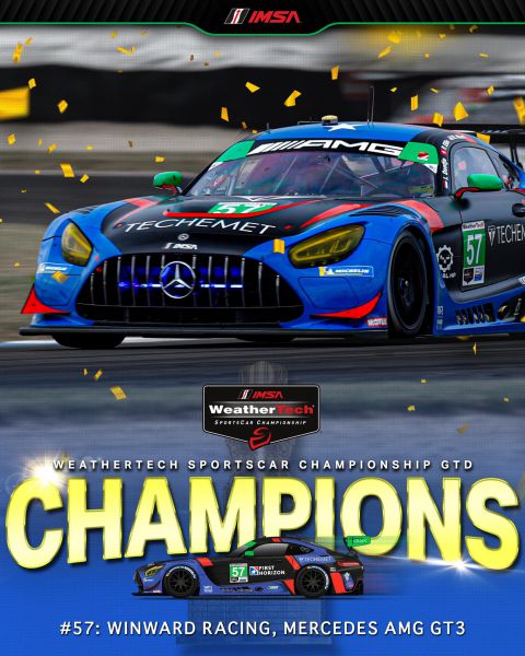 Indy Dontje IMSA-GTD kampioen 2024 Motul Petit Le Mans Road Atlanta Foto 18