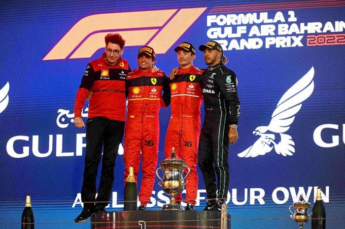 Carlos Sainz Lewis Hamilton Charles Leclerc