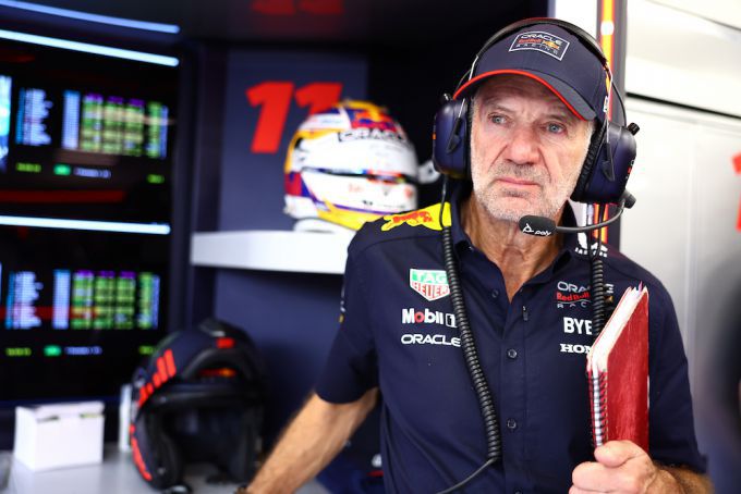 Adrian Newey, hier nog in dienst van Red Bull