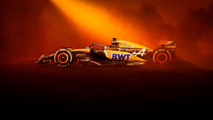 BWT Alpine Formula One Team  Official Partner Xbox Indiana Jones livery Grand Prix van de Verenigde Staten Austin Foto 2