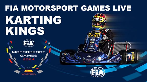 LIVESTREAM karting FIA Motorsport Games LIVE