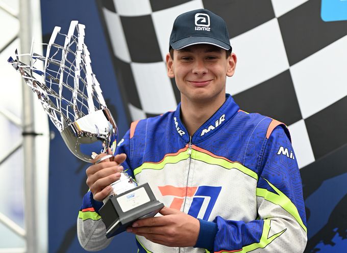 Leon Lijnsvelt podium Eurocup in Le Mans