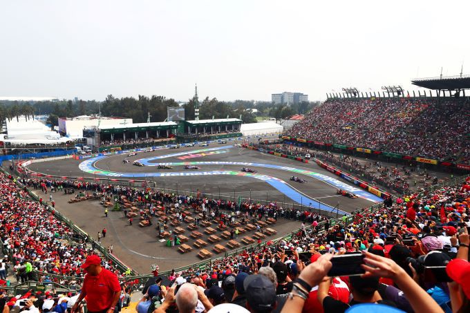 Max Verstappen F1 GP Mexico stadion