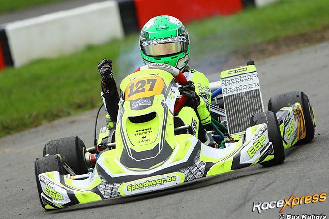 Juste Mulder Champion IAME Benelux Series