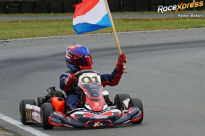 Pelle van Echtelt Nederlands kampioen Mini Rookie TM