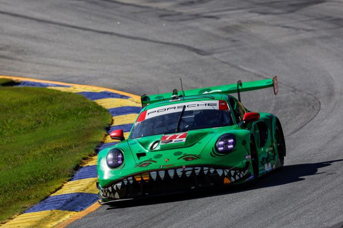 IMSA WeatherTech SportsCar Championship Road Atlanta Porsche kwalificatie vrijdag Foto 5 Heinrich/Christensen/Andlauer (D/DK/F), Porsche 911 GT3 R #77, 1:17.881 minuten