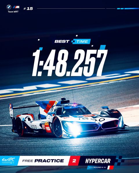 8 Hours of Bahrain 2024 BMW snelste tijd FP2