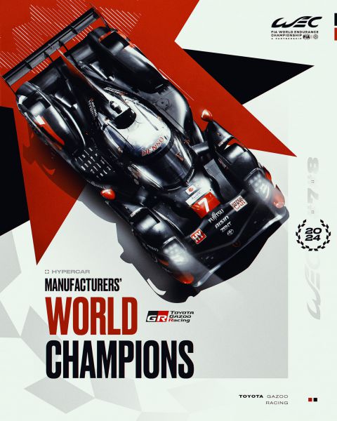 8 Hours of Bahrein Toyota Gazoo Racing FIA WEC wereldkampioen 2024 Afbeelding 10