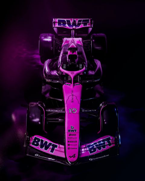 ALPINK livery Alpine F1 laatste 3 F1-Grands Prix in 2024 Foto 1