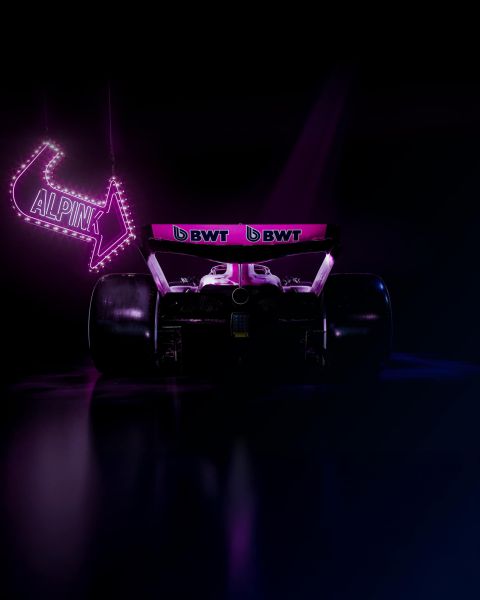 ALPINK livery Alpine F1 laatste 3 F1-Grands Prix in 2024 Foto 4