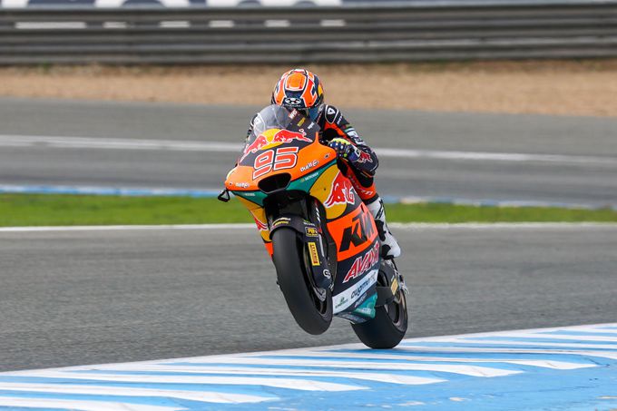 Collin Veijer trapt 2025 seizoen af met productieve eerste Moto2-test in Jerez