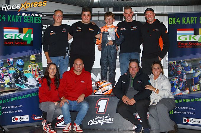 Talent Diede Derdaele verrast met tweede plaats en vice-kampioenschap in GK4 Kart Series!