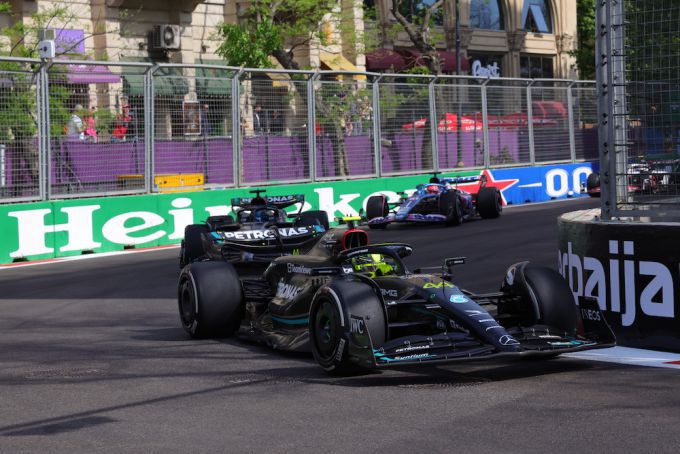 Lewis Hamilton Baku F1 2024