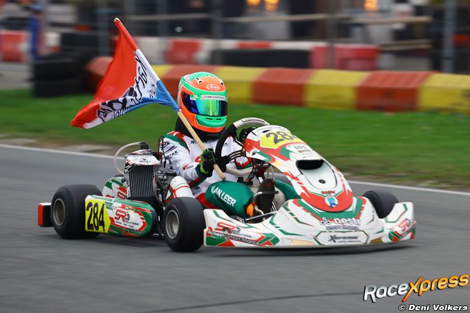 Luca van Leer kampioen Rotax Max Junioren bij Kart4Fun!