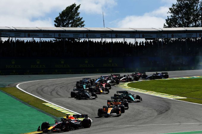 Startgrid Formule 1 Brazilie