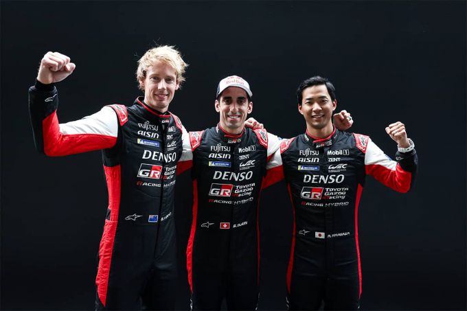 #toyota Sbastien Buemi, Brendon Hartley en Ryo Hirakawa