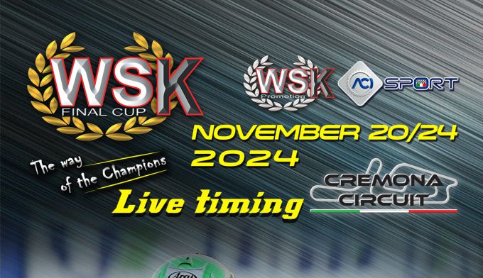 Ronde 2 van de 2024 WSK Final Cup op het circuit van Cremona