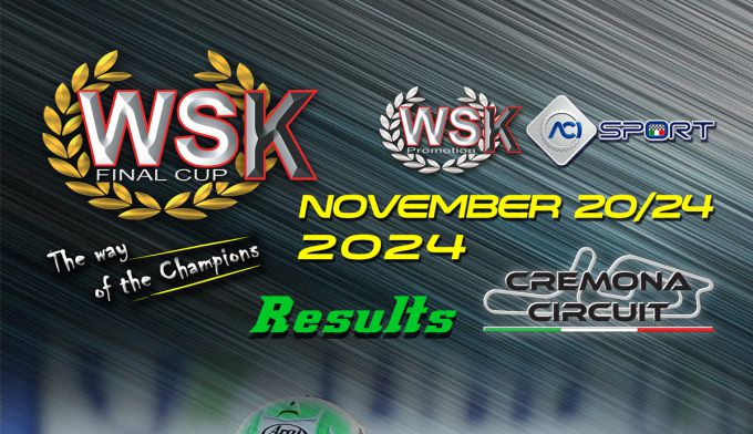 Ronde 2 van de 2024 WSK Final Cup op het circuit van Cremona