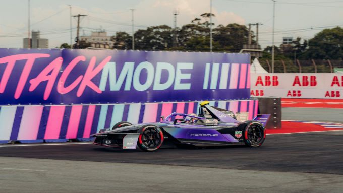 Porsche Pascal Wehrlein So Paulo E-Prix 6e FE-seizoen Foto 4