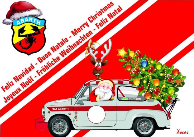 Tweede Kerstdag 2024 Kerskaart nummer 2 Abarth