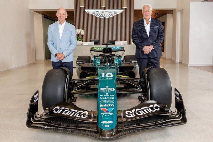 Aston Martin F1 Adrian Newey en Lawrence Stroll