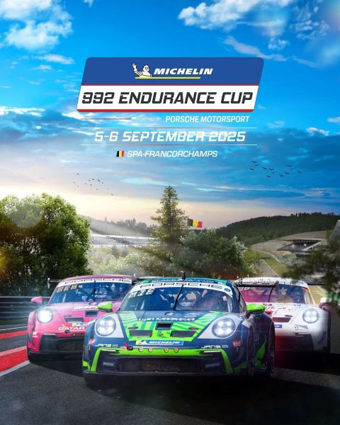 Event poster Michelin 992 Endurance Cup powered by Porsche Motorsport