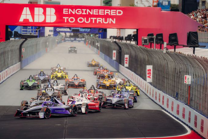 Porsche Pascal Wehrlein So Paulo E-Prix 6e FE-seizoen Foto 1