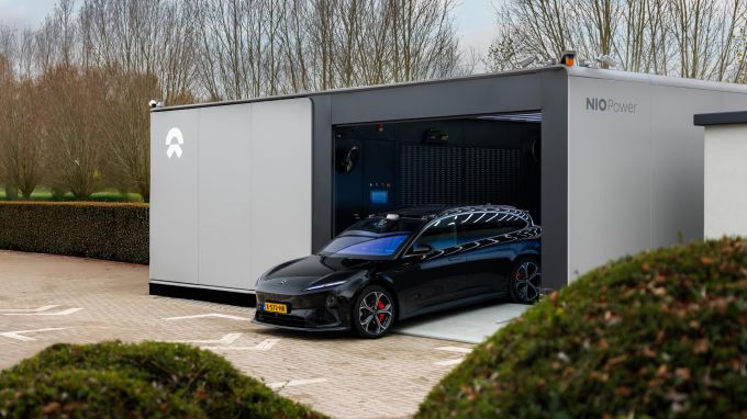 NIO opent eerste Power Swap Station in Belgi op strategische locatie aan E19 nabij Antwerpen