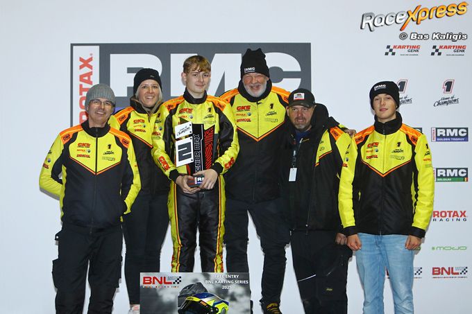 Topteam GKS en Sverre Ubben op het podium