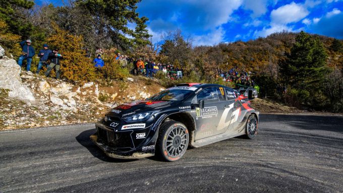 Rally Monte Carlo 2025 Sbastien Ogier/Vincent Landais (Toyota GR YARIS Rally1)