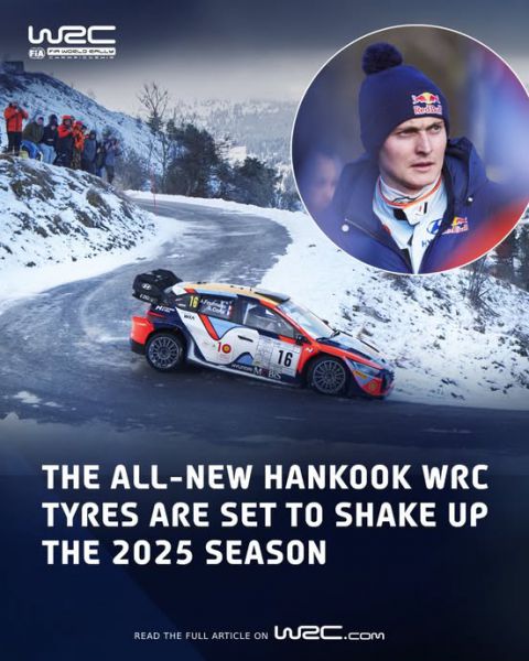 FIA WRC Hankook Hyundai 2025 Foto 1 Adrien Fourmaux positieve tests