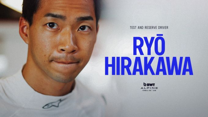 BWT Alpine F1 Ryo Hirakawa portret