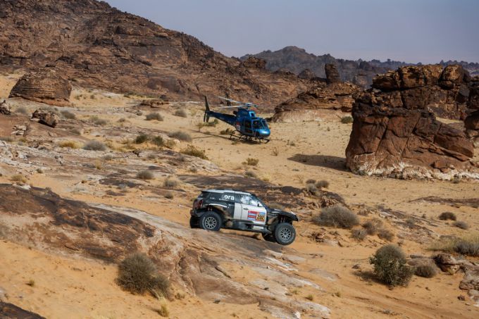 #Dakar2025 #DakarInSaudi #DakarRally2025 #crash Guerlain Chicherit en Alex Winocq MINI DNF na Crash in Dakar